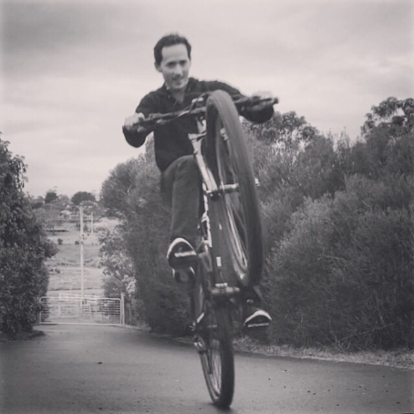 Giant Fathom wheelie!